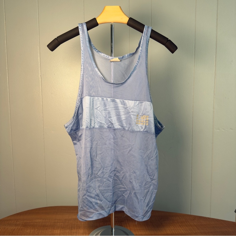 Vintage New Balance Blue Mesh Tank Top